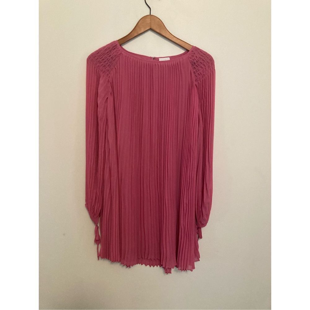 2b rych pink pleated dress‎